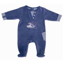 Pyjama Bleu Bill et Bono - 9 mois