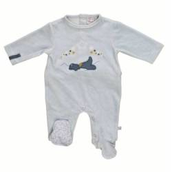Pyjama Funny Dragon Victor Bleu - 3 mois