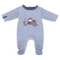 Pyjama Fusée Bleu Victor et Lucien - 12 mois