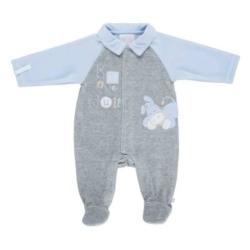 Pyjama Gris et Bleu Paco - 6 mois