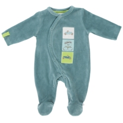 Pyjama Nouky Velours Vert