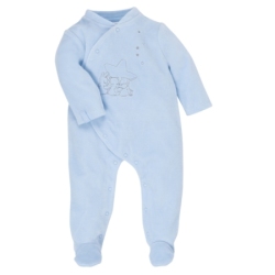 Pyjama Poudre Etoile Bleu - 3 Mois