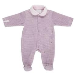 Pyjama Rayé Violine Fée Nina - 6 mois