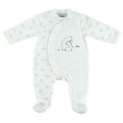 Pyjama Velours Timeless - 3 Mois