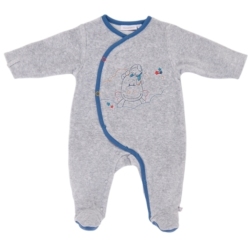 Pyjama Victor et Guss Gris - 1 mois