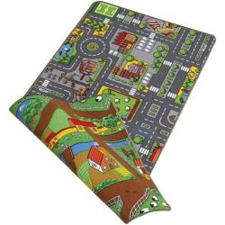 Tapis Duoplay Ville et Ferme - 67 x 100 cm