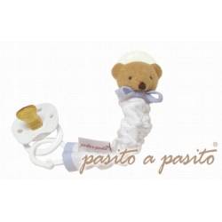 Attache Tétine Ours Bleu