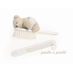 Brosse à Cheveu Avec Ourson Bleu