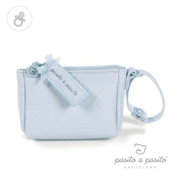 Porte Sucette New Cotton Bleu