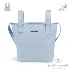 Sac à Langer Matelassé Inés Bleu