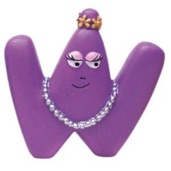 Figurine Lettre W Barbabelle