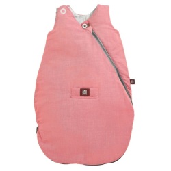 Gigoteuse Chambray Ouatinée Rose - 12/24 mois