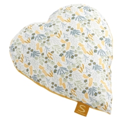 Coussin Feuille Jaune Topaze Promenons nous
