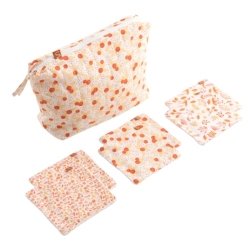 Trousse de Toilette et ses Carrés Eponges Esmée