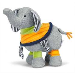 Peluche Hochet Eléphant Ewal - 22 cm