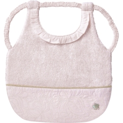 Bavoir Rose Délicatesse - Taille 2