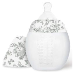 Biberon Toile de Jouy Gris Elhée et Tartine et Chocolat