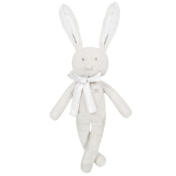 Peluche Augustin le Lapin Gris Clair