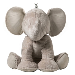 Peluche Eléphant Ferdinand Taupe - 90 cm