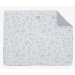 Plaid Toile de Jouy Gris