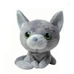 Peluche Chat Gris The Cat- 25 cm