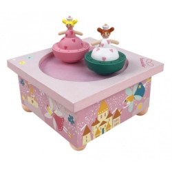 Boîte à Musique Bois Soeurs Princesses
