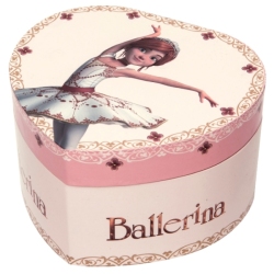 Boite à Musique Coeur Phosphorescent Ballerina