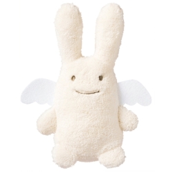 Peluche Lapin Ange Ivoire 20 cm