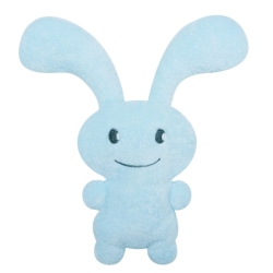 Peluche Lapin Hochet Funny Bleu 24 cm