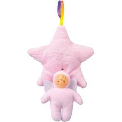 Peluche Musicale Etoile et Ange Rose