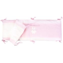Tour de Lit Ange Lapin Rose 90 cm
