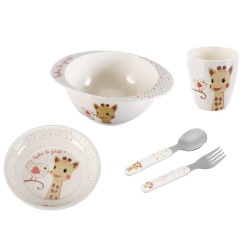 Coffret Repas Oiseau Sophie la Girafe Rose
