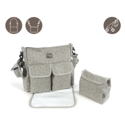 Sac à Langer Gris Confeti