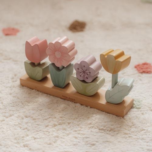 Fleurs à Empiler en Bois Fairy Garden Fleurs à Empiler en Bois Fairy Garden
