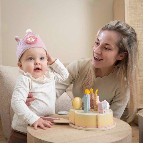 Couronne d’anniversaire avec chiffres Rose Couronne d’anniversaire avec chiffres Rose