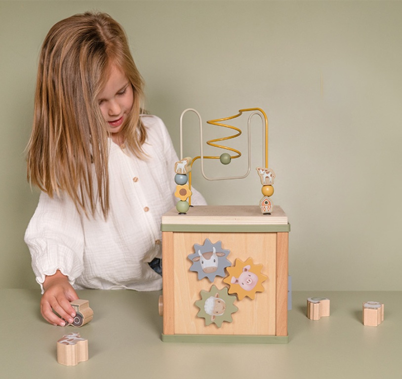 Cubes Activités en bois Little Farm Cubes Activités en bois Little Farm