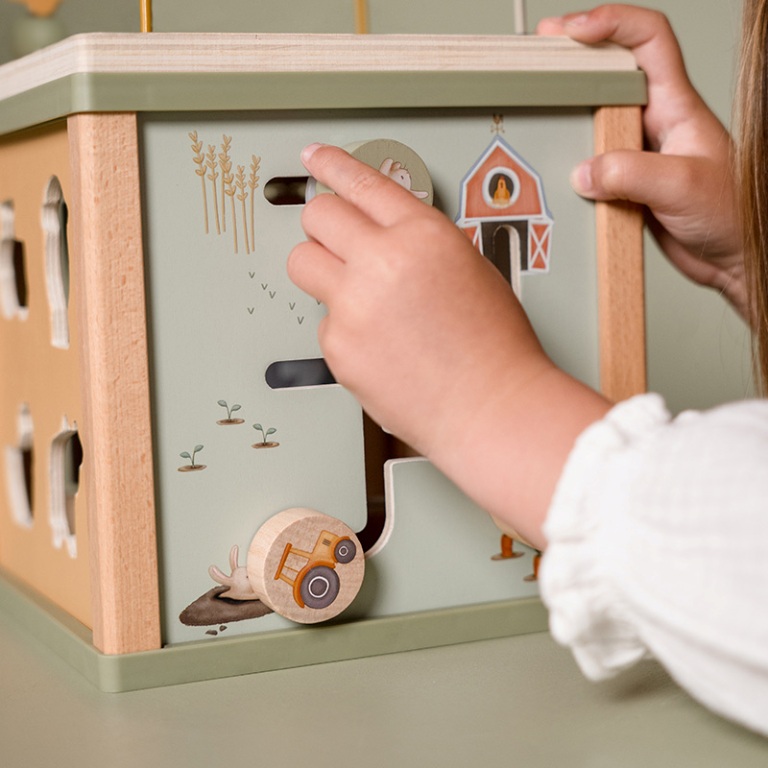 Cubes Activités en bois Little Farm Cubes Activités en bois Little Farm