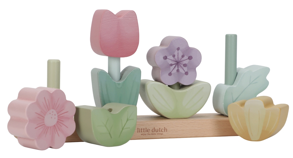 Fleurs à Empiler en Bois Fairy Garden Fleurs à Empiler en Bois Fairy Garden