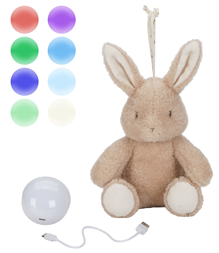 Peluche Musicale et Lumineuse Lapin Newborn Natural Peluche Musicale et Lumineuse Lapin Newborn Natural
