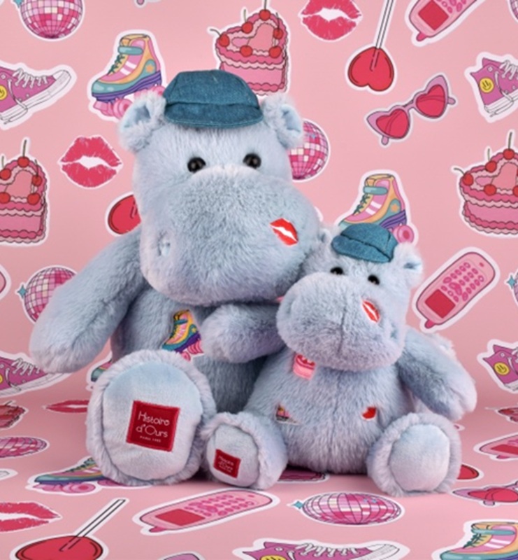 Peluche Hippo Cali Dreamin - 20 cm Peluche Hippo Cali Dreamin - 20 cm