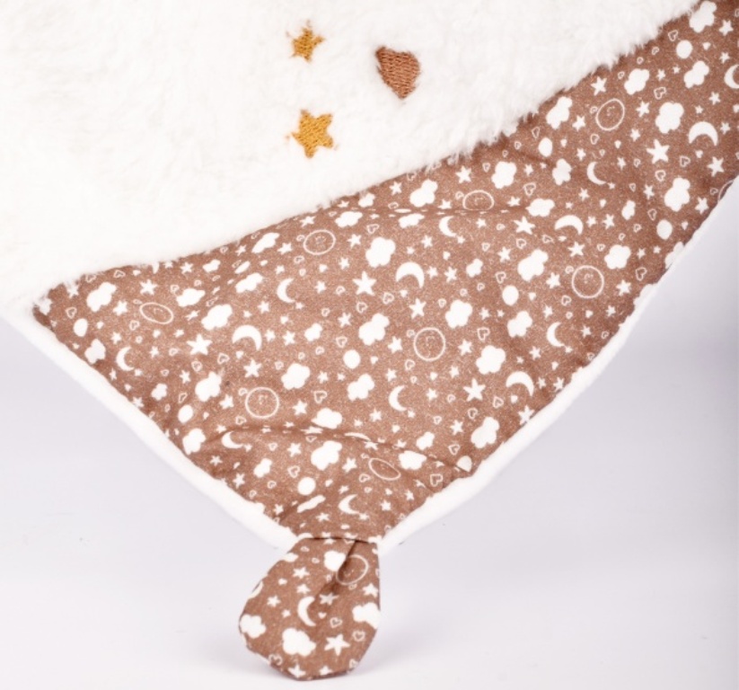 Doudou Ours avec mouchoir Marron Phosphorescent Doudou Ours avec mouchoir Marron Phosphorescent