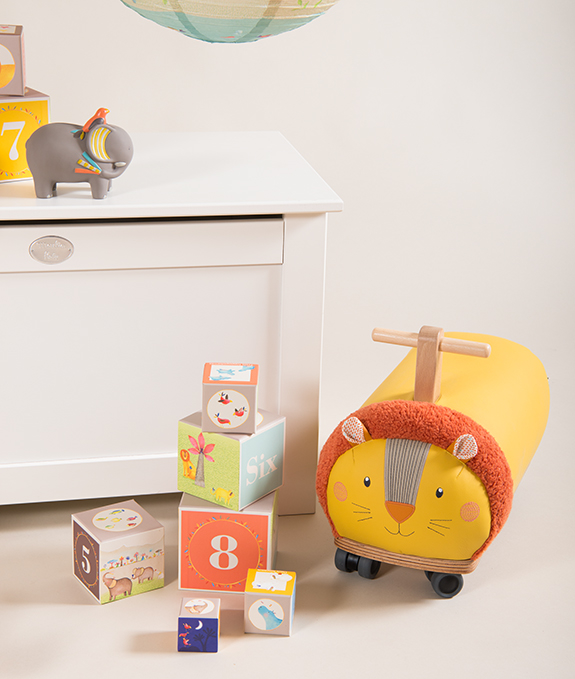 Moulin Roty Porteur roue folle lion les papoums Livraison
