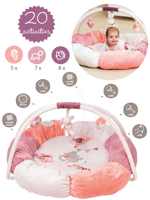 Tapis Eveil Pouf Adèle et Valentine Tapis Eveil Pouf Adèle et Valentine