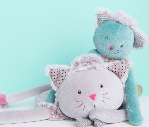 Moulin Roty Peluche Chat Gris Les Pachats Livraison Gratuite 24 48h