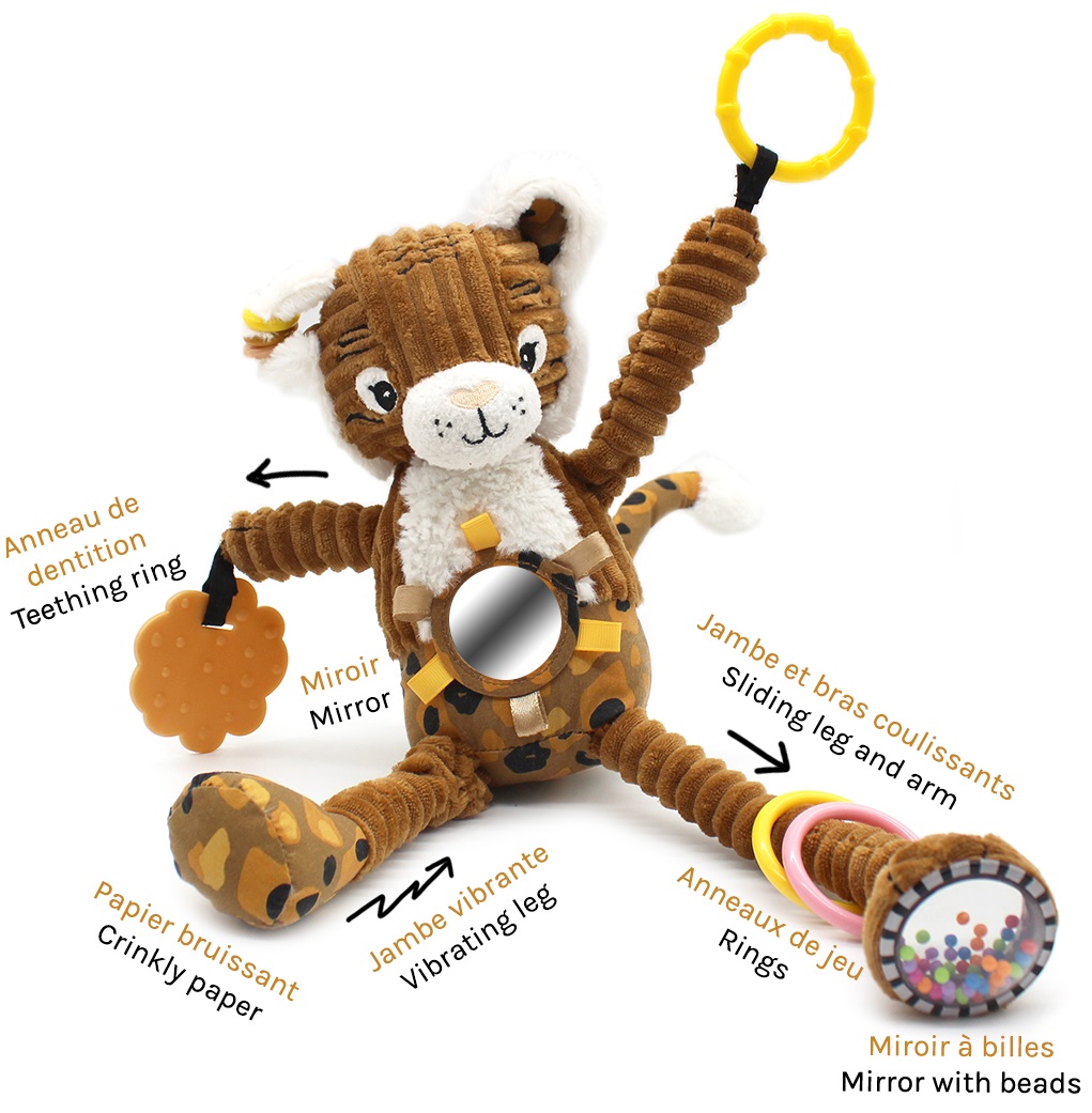 Peluche Activités Tigre Spéculos