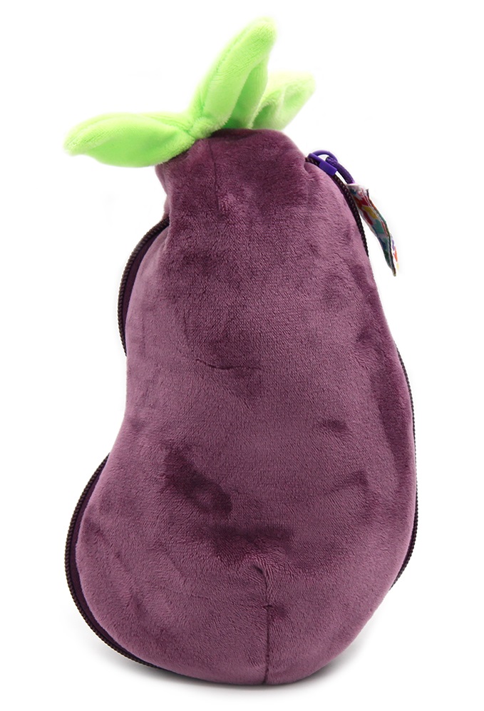 Peluche Réversible Aubergine Eléphant Velvet Flipetz