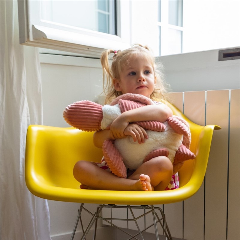 Peluche Tortue Geante Rose Maman et Bebe Sauvenou Ptipotos