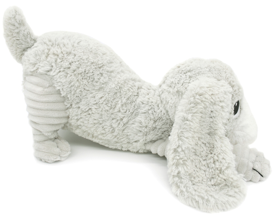 Peluche Chien Toutou Maman et Bebe Gris Ptipotos