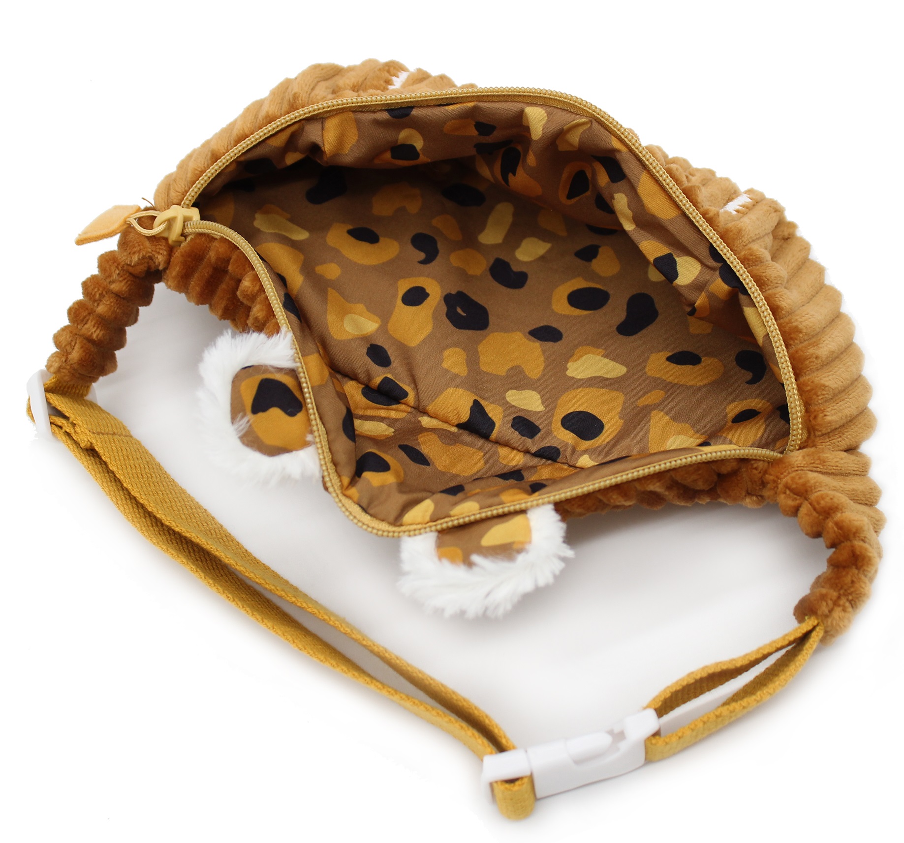 Sac Banane Velours Tigre Spéculos