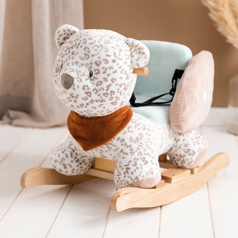 Bascule Léopard des Neiges Jungo Bascule Léopard des Neiges Jungo